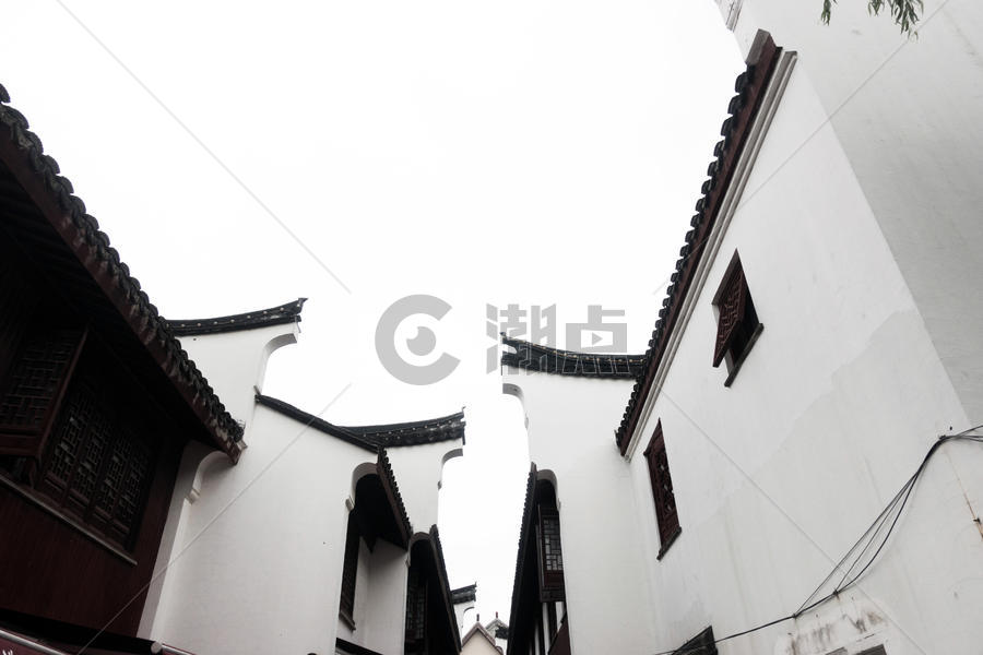 水墨中国风建筑图片素材免费下载