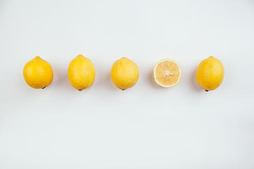 黄柠檬排列背景图片素材免费下载