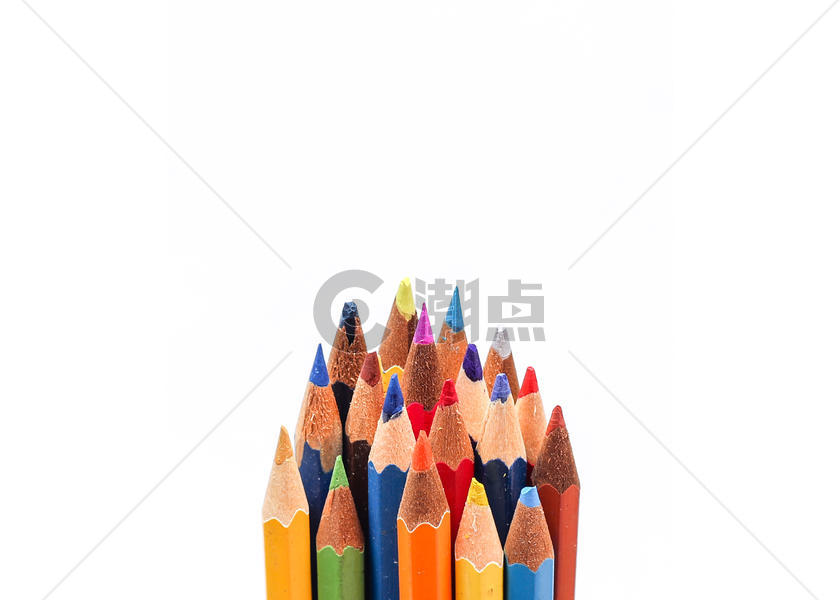 彩色铅笔创意造型摄影图片素材免费下载