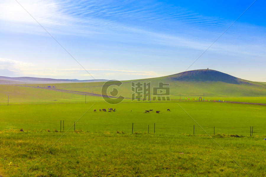 新西兰仙境格林诺奇草原美景图片素材免费下载