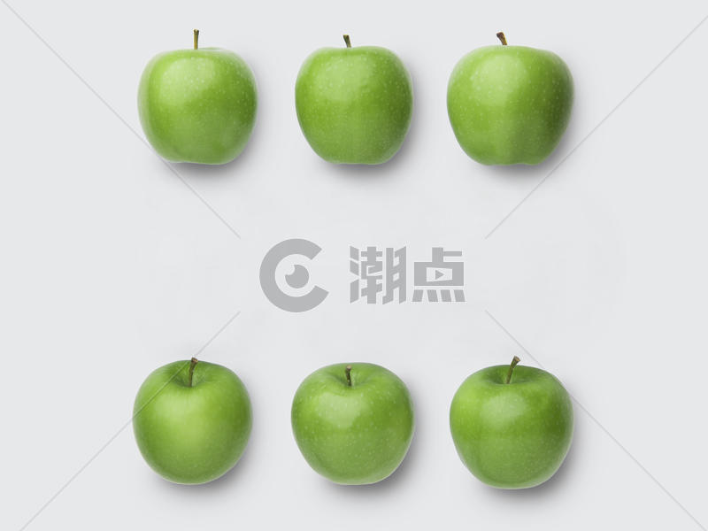 青苹果白色背景素材图片素材免费下载