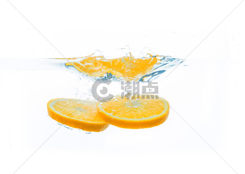 柠檬橙子水果夏日清凉冷饮气泡素材图片素材免费下载