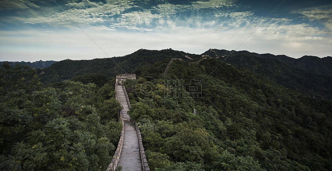 中国北京长城的风景 图片素材免费下载