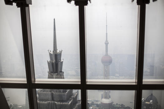 上海高处看东方明珠图片素材免费下载