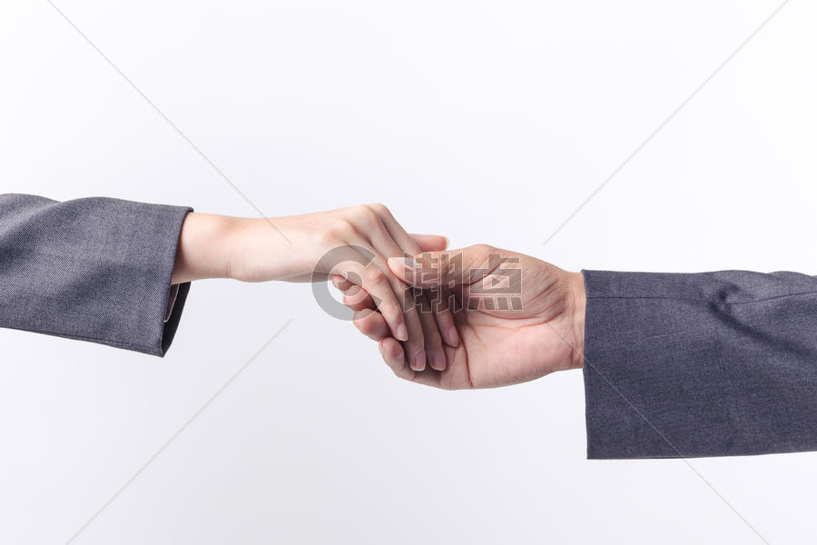 商务合作职业男女性握手图片素材免费下载