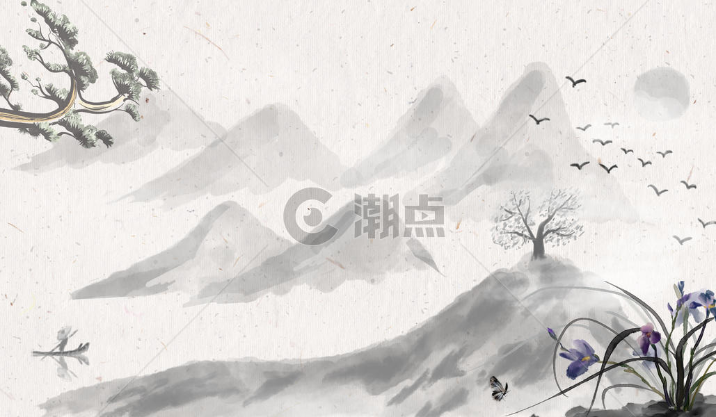 励志中国风图片素材免费下载