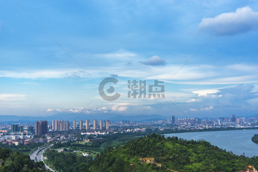广东惠州城市天际线图片素材免费下载