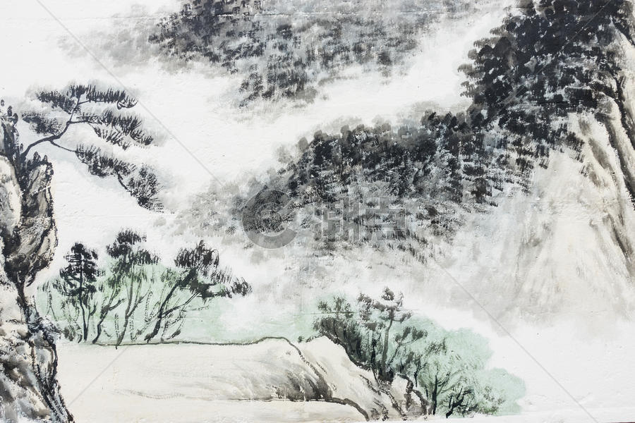 中国传统水墨国画艺术图片素材免费下载