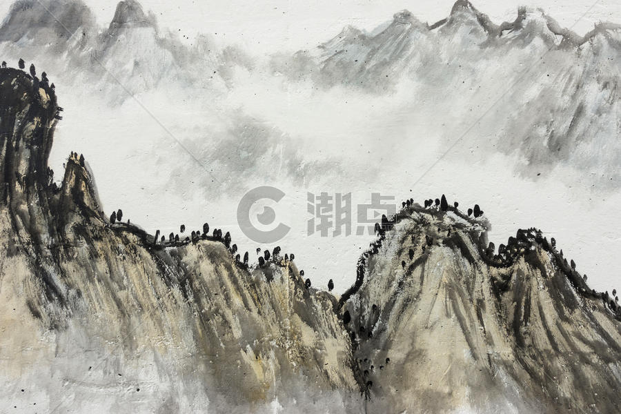 中国传统水墨国画艺术图片素材免费下载