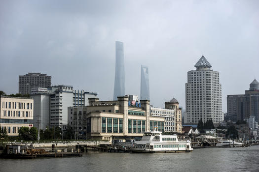 上海摆渡船码头图片素材免费下载