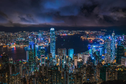 夜香港图片素材免费下载