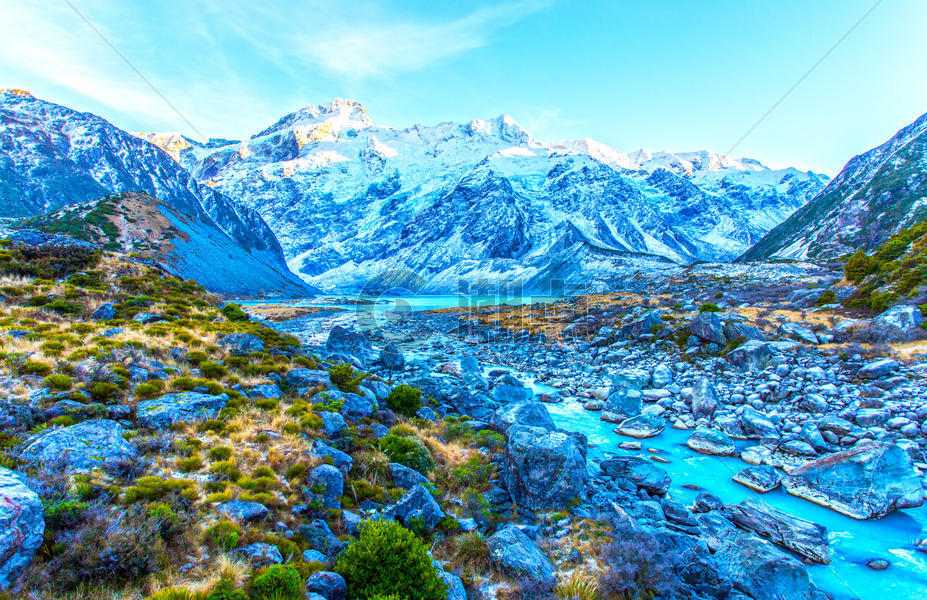新西兰库克山图片素材免费下载