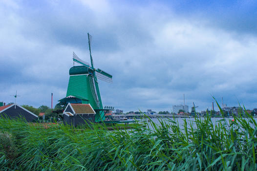 荷兰的风车图片素材免费下载