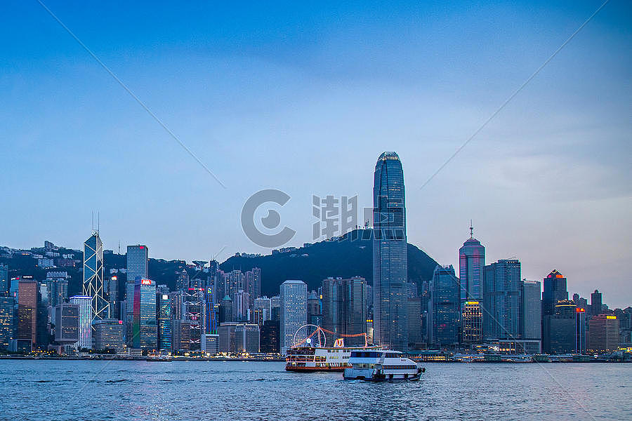 香港维港景色图片素材免费下载