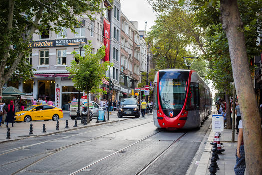 土耳其伊斯坦布尔电车图片素材免费下载