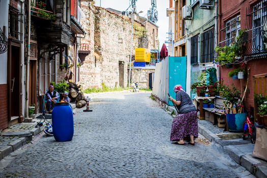土耳其伊斯坦布尔街道人文图片素材免费下载