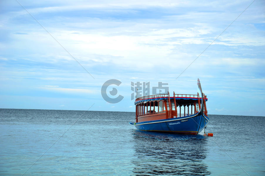  马尔代夫船图片素材免费下载