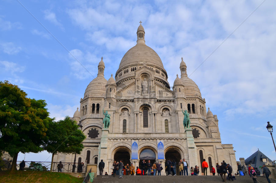 法国巴黎圣心圣殿图片素材免费下载