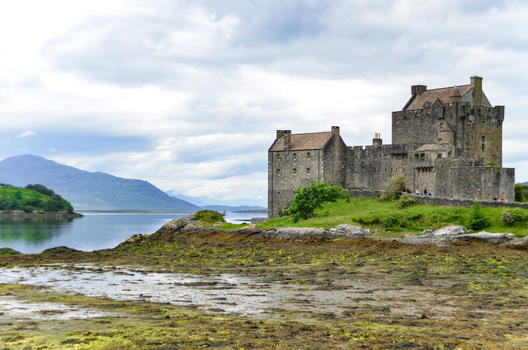 苏格兰古堡图片素材免费下载