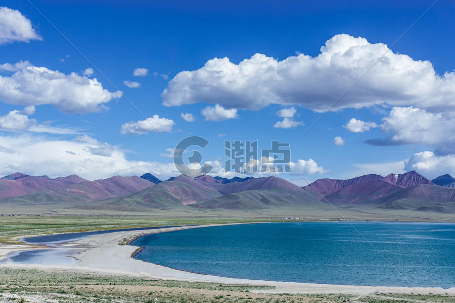 青藏高原纳木措圣湖自然风光美景图片素材免费下载