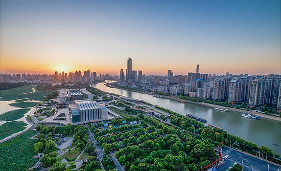 武汉城市风景琴台剧院图片素材免费下载