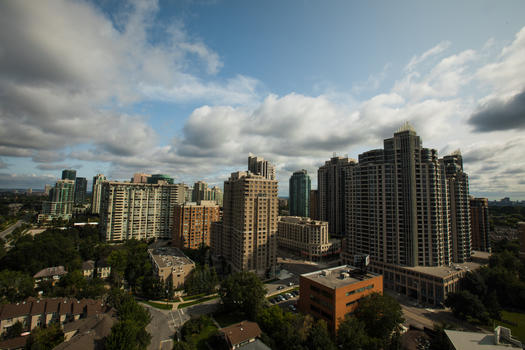 多伦多云层建筑高楼城市加拿大旅游图片素材免费下载
