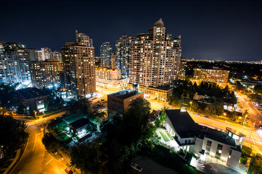 加拿大夜景图片素材免费下载