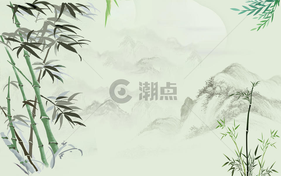 中国风竹子图片素材免费下载