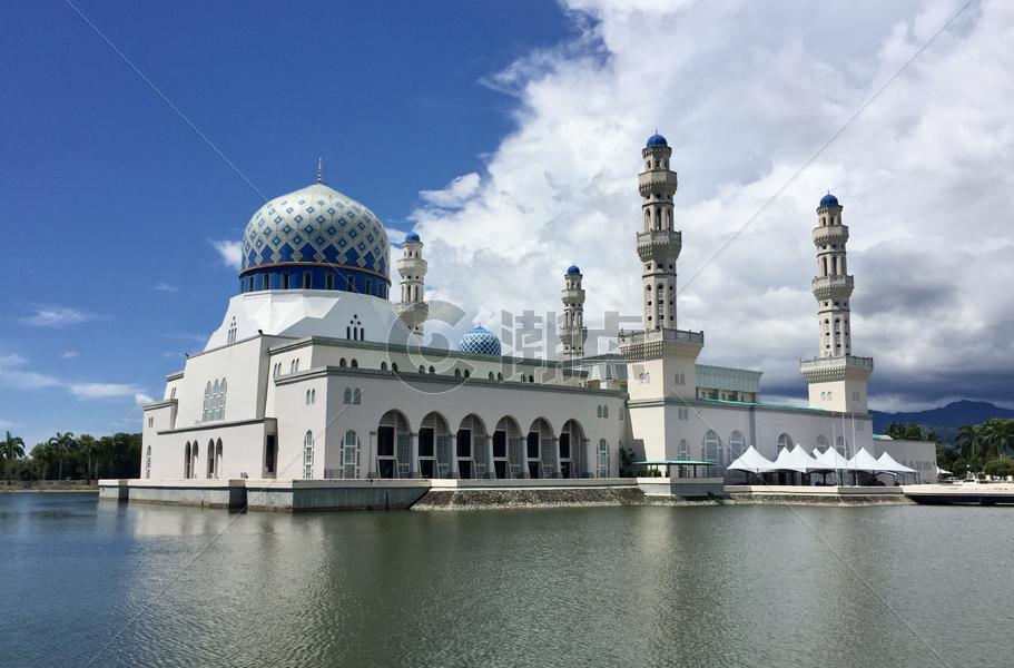 马来西亚沙巴清真寺图片素材免费下载