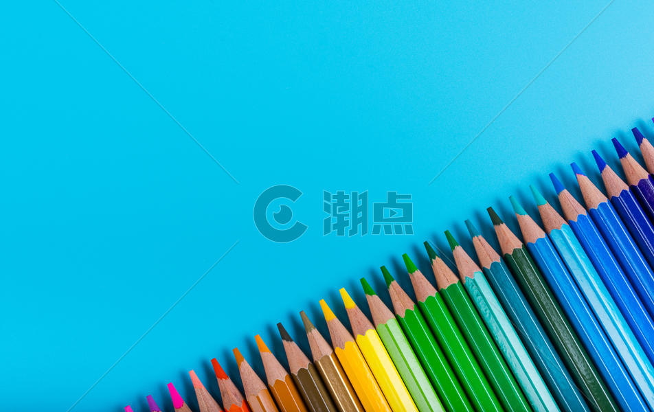 彩色铅笔创意组合图片素材免费下载