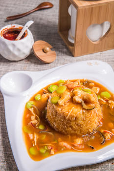 粤式海鲜烩饭图片素材免费下载