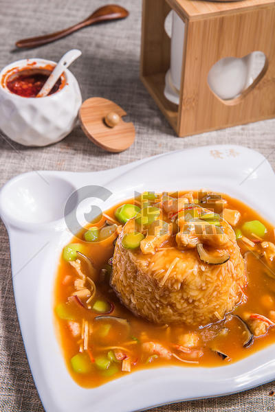 粤式海鲜烩饭图片素材免费下载