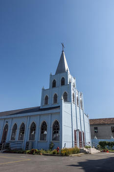 长兴岛上的基督教堂图片素材免费下载