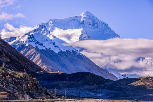 珠穆朗玛峰图片素材免费下载