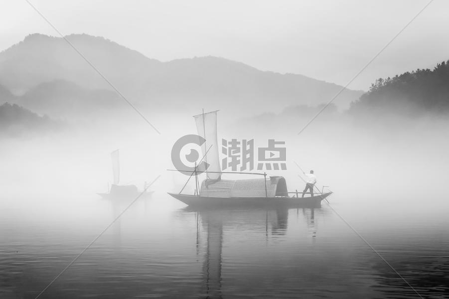 瓯江迷雾图片素材免费下载