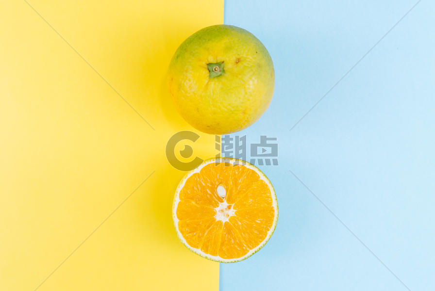 水果橙子创意拍摄图片素材免费下载
