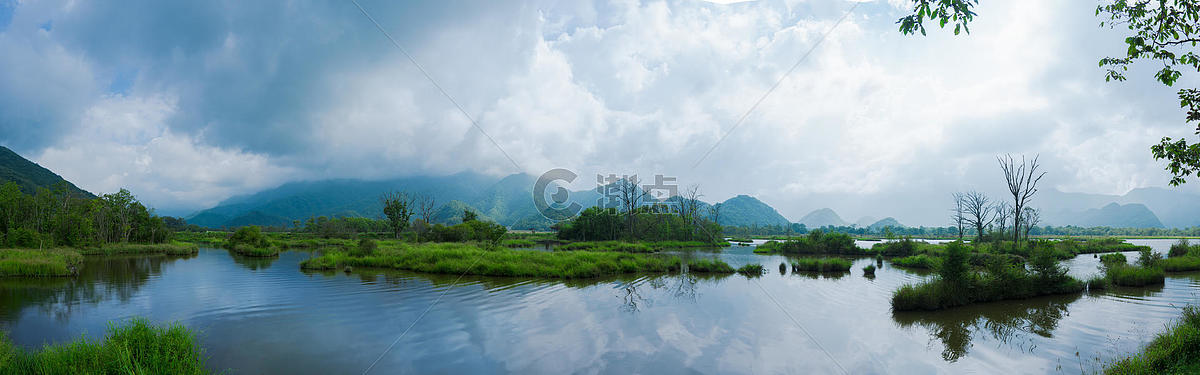 大九湖湿地旅游风景图片素材免费下载