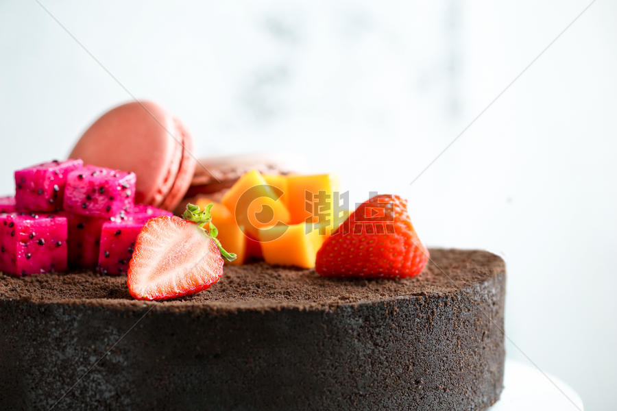 手工巧克力蛋糕图片素材免费下载