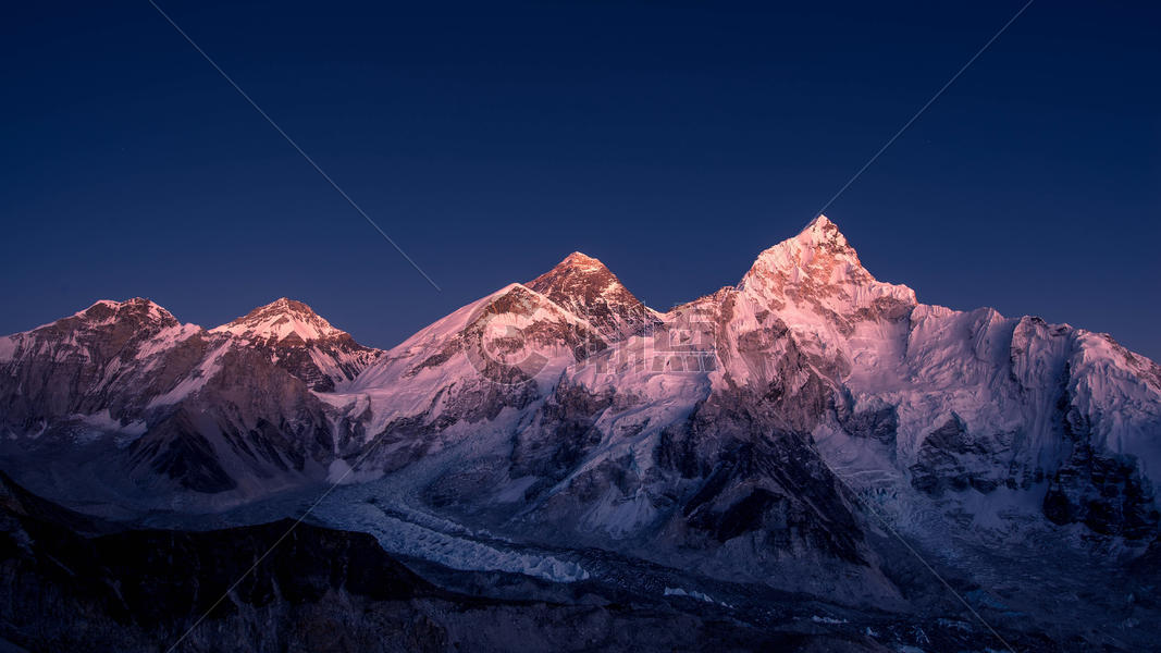 珠峰 雪山图片素材免费下载