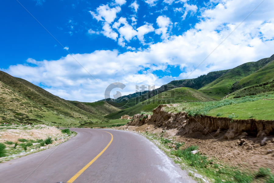 新疆公路连霍高速一带一路图片素材免费下载