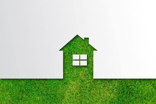 绿色生态房屋图片素材免费下载