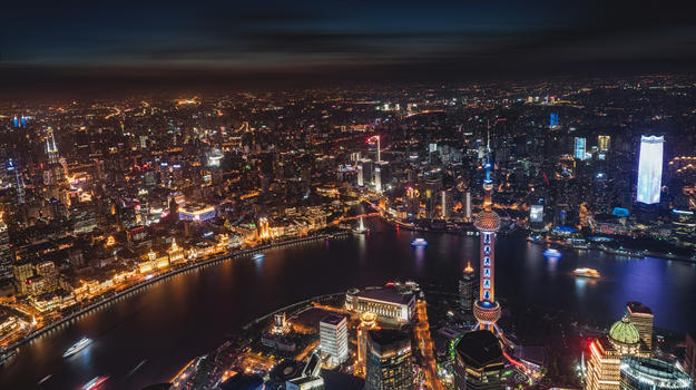 上海之夜图片素材免费下载