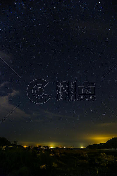 海岛星空图片素材免费下载