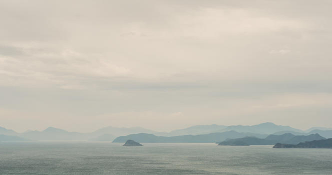 深圳大小梅沙海岛远望风景图片素材免费下载