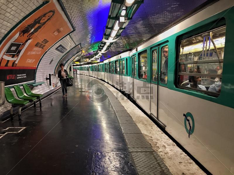 巴黎地铁图片素材免费下载