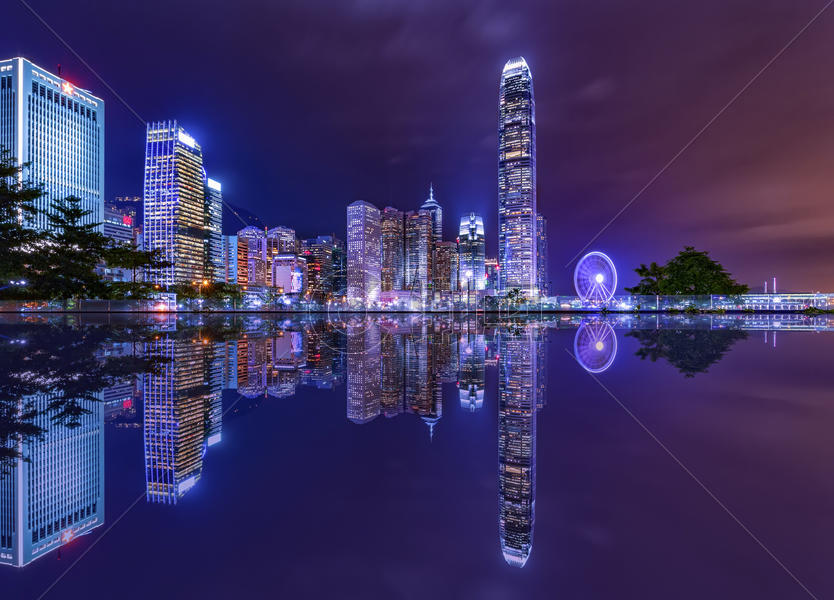 香港夜景图片素材免费下载