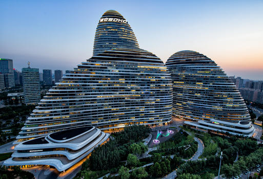 北京创意建筑风光图片素材免费下载