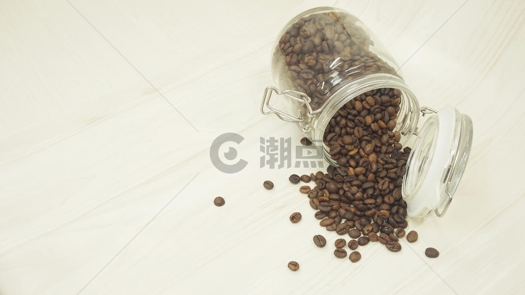 咖啡豆茶具图片素材免费下载