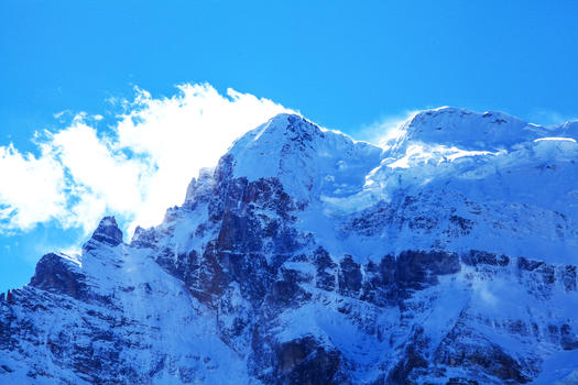 雪山冰川近景图片素材免费下载
