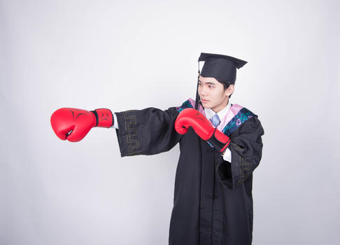 毕业教育拳击底图图片素材免费下载